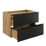 Omarica za umivalnik LUXY črna - slika 9