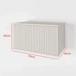 Stenska omarica RAJ je elegantna in funkcionalna. Odlično se poda v vsak predprostor ali pa sobo, kjer potrebujete dodaten prostor za urejenost in