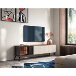 TV omarica VILMA je sodobna in elegantna. Narejena je iz kakovostnega MDF-ja in visokokakovostnega stekla. Zaradi svoje oblike in visokokakovostnih materialov