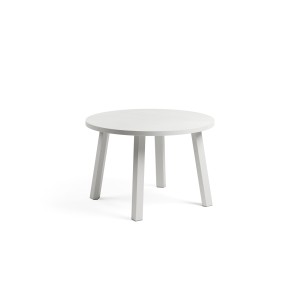 Vrtna mizica MAXIMO 60 MAXI. Vrtna klubska mizica Maximo, s strukturo regenerirane smole z visoko vsebnostjo recikliranih materialov z mat zaključkom in