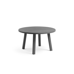 Vrtna mizica MAXIMO 70 MAXI. Vrtna klubska mizica Maximo, s strukturo regenerirane smole z visoko vsebnostjo recikliranih materialov z mat zaključkom in