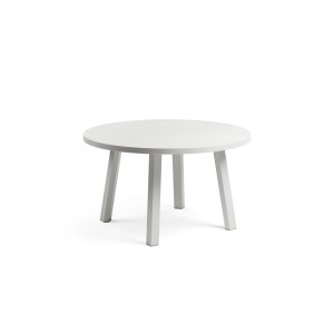 Vrtna mizica MAXIMO 70 MAXI. Vrtna klubska mizica Maximo, s strukturo regenerirane smole z visoko vsebnostjo recikliranih materialov z mat zaključkom in