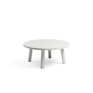 Vrtna mizica MAXIMO 70 MINI. Vrtna klubska mizica Maximo, s strukturo regenerirane smole z visoko vsebnostjo recikliranih materialov z mat zaključkom in