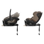 ki sedež izvleče iz vozila in tako bistveno olajša pripenjanje otroka.