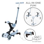 Globber skiro GO UP deluxe 360° zložljiv