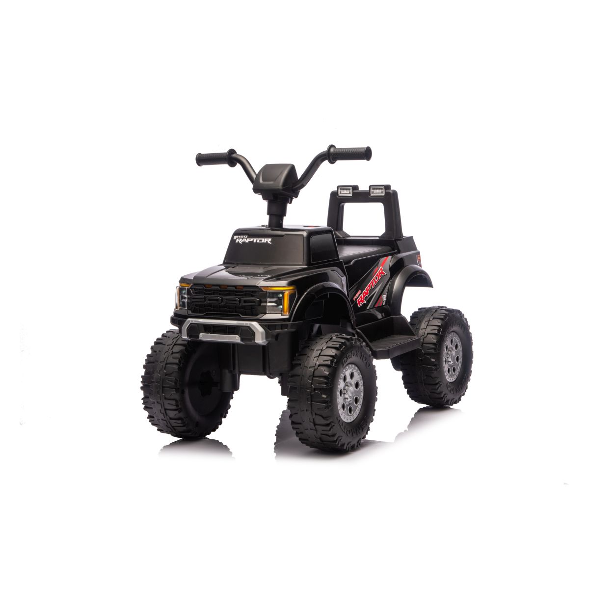 Prince Toys štirikolesnik Ford F-150 črne barve Štirikolesnik na akumulator je odlično vozilo za odkrivanje neposredne okolice doma. Upravljaš ga sam s pomočjo stopalke.