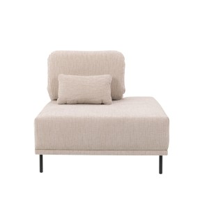 Zaključni element sedežne garniture MODULO. Zaključni element iz modularne serije Modulo. Modularni pohištveni sistem z nastavljivimi hrbtnimi naslonjali.