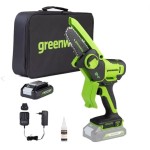 AKUMULATOR. VERIŽNA ŽAGA GREENWORKS 24V Z 2AH BATERIJO+ POLNILNIK – verizna zaga