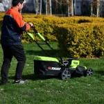AKUMULATORSKA KOSILNICA KIACATU 40V 46CM Z 4AH BATERIJO IN POLNILNIKOM SAMOHODNA – dodatni pogled 9