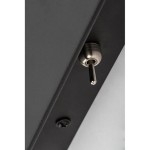 DEKORAT. STENSKA SVETILKA RABALUX TACITO GU10 1X25W ČRNA – crna