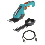GARDENA BATERIJSKE ŠKARJE ZA TRAVO COMFORTCUT LI + REZILO ZA GRMIČEVJE