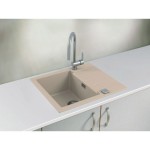GRANITAL POMIVALNO KORITO ALVEUS CADIT 10, G22 TERRA 590X500 MM – dodatni pogled 1