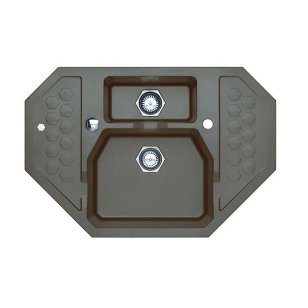GRANITAL POMIVALNO KORITO ALVEUS SENSUAL 60, CHOCOLATE- G03M 900X610 MM GRANITAL POMIVALNO KORITO ALVEUS SENSUAL 60, CHOCOLATE- G03M 900X610 MM
