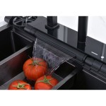 GRANITAL POMIVALNO KORITO INTER CERAMIC SMART IN PIPA ČRNA – crna