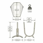 GUGALNA MREŽA LA SIESTA UDINE - VISEČI STOL OUTDOOR TOUCAN COMFORT – mreza viseci
