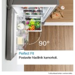 HLADILNIK IN ZAMRZOVALNIK BOSCH KGN39LBCF – dodatni pogled 9