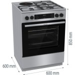 KOMBINIRANI ŠTEDILNIK GORENJE GK6C62XC – stedilnik
