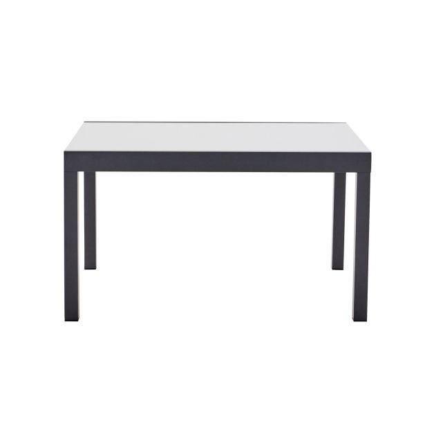 KOVINSKA MIZA NATERIAL LYRA II 4/10P ALU STEKLO 135/270X90 TEMNO SIVA KOVINSKA MIZA NATERIAL LYRA II 4/10P ALU STEKLO 135/270X90 TEMNO SIVA