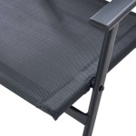 KOVINSKA VRTNA GARNITURA DOMA 150X80 JEKLO TEMNO SIV – dodatni pogled 4