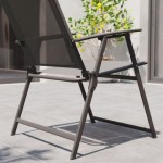 KOVINSKA VRTNA GARNITURA DOMA 150X80 JEKLO TEMNO SIV – dodatni pogled 6