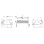 KOVINSKA VRTNA GARNITURA FZA00445SET-S – dodatni pogled 12