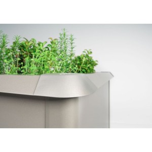 KOVINSKA VRTNA GREDA BIOHORT 209X209X4.2 CM ZAŠČITA PRED POLŽI 2X2