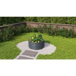 KOVINSKA VRTNA GREDA VITAVIA VITA OKROGLA 401 GRANIT – dodatni pogled 1