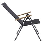 KOVINSKI STOL NATERIAL ORIS 67X58X110 T.SIV ALU, ZLOŽLJIV – zlozljiv