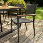 KOVINSKI STOL NATERIAL PERSEA ALU TEKSTILEN 2X1 TEMNO SIV – dodatni pogled 10