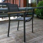 KOVINSKI STOL NATERIAL PERSEA ALU TEKSTILEN 2X1 TEMNO SIV – dodatni pogled 9
