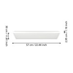 LED PANEL EGLO ROVITO-Z CCT IP44 57 X 30 X 2.95 CM BEL – dodatni pogled 4