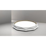 LED STROPNA SVETILKA VALENTINA PVC D500 36W 4000LM 4000K IP20 WHITE