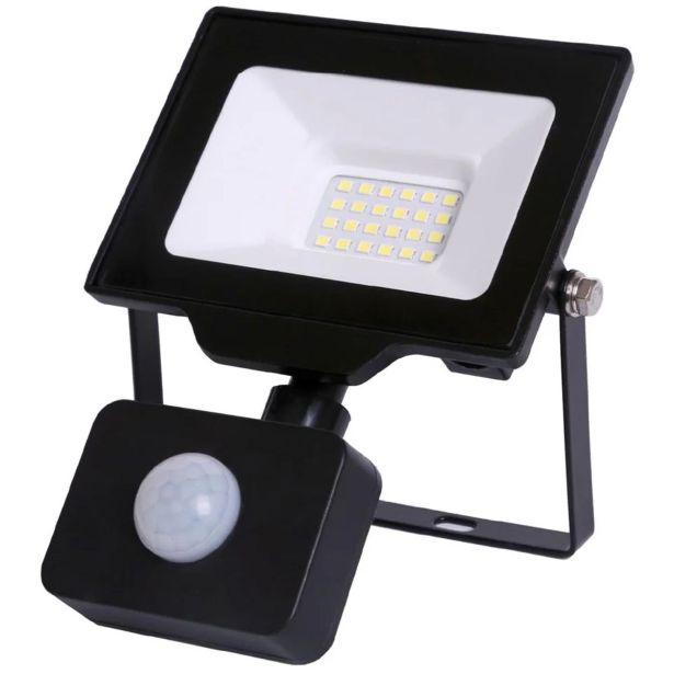 LED ZUNANJI REFLEKTOR AVIDE 20W 6400K 2000LM SENZOR HLADNO BELA