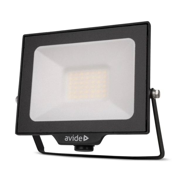 LED ZUNANJI REFLEKTOR AVIDE 30W 6400K 3000LM SENZOR HLADNO BELA