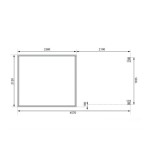LESENA VRTNA HIŠKA KARIBU JUPITER 3 242X217X211 C-ANTRACIT – hiska