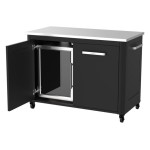 LETNA KUHINJA COZZE OMARA Z INOX POLICO + HLADILNIK 90526+90540 – dodatni pogled 1