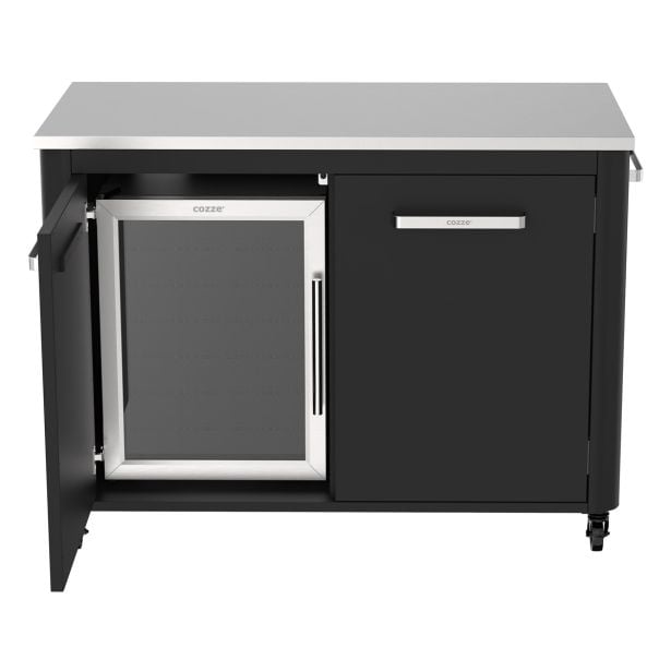LETNA KUHINJA COZZE OMARA Z INOX POLICO + HLADILNIK 90526+90540