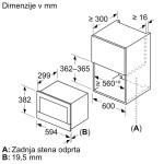 MIKROVALOVNA PEČICA BOSCH BER7321B1 – pecica