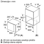MIKROVALOVNA PEČICA BOSCH BFL520MB0 – pecica