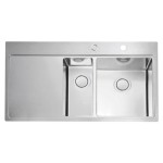 NERJAVNO POMIVALNO KORITO ALVEUS PURE UP 60, SATIN 980X525 MM DESNI – dodatni pogled 1