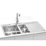 NERJAVNO POMIVALNO KORITO ALVEUS PURE UP 60, SATIN 980X525 MM DESNI – dodatni pogled 2