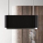 OTOČNA KUHINJSKA NAPA CIARKO DESIGN MONO W, ČRNA – otocna crna