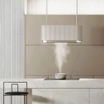OTOČNA KUHINJSKA NAPA CIARKO DESIGN MONO W, KREMNA – otocna