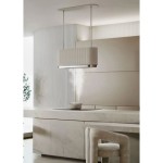 OTOČNA KUHINJSKA NAPA CIARKO DESIGN MONO W, KREMNA – otocna