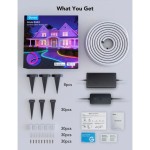 PAMETNI LED TRAK GOVEE RGBIC ZUNANJI NEON 10M – dodatni pogled 2