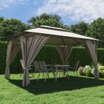PAVILJON NATERIAL OXIS 300X400 RJAVA – dodatni pogled 3