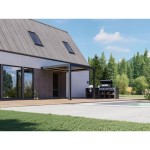 PERGOLA BELLANO BIOKLIMATSKA MOTORIZIRANA 3X3 M -PRITRJENA V STENO – dodatni pogled 1