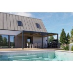 PERGOLA BELLANO BIOKLIMATSKA MOTORIZIRANA 6X4 M -PRITRJENA V STENO – dodatni pogled 2