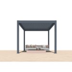 PERGOLA MS VISCOM BIOKLIMATSKA 3.03 X 3.03 M TEMNO SIVA – dodatni pogled 1
