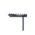 PERGOLA MS VISCOM BIOKLIMATSKA 5.85 X 3.03 M TEMNO SIVA – dodatni pogled 5
